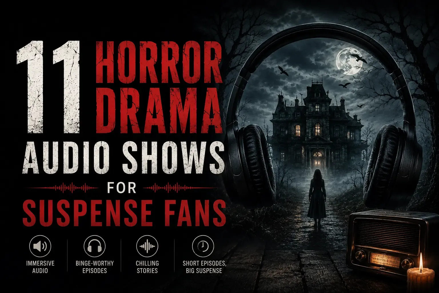 11 Horror Drama Audio Shows and Stories for Suspense Fans